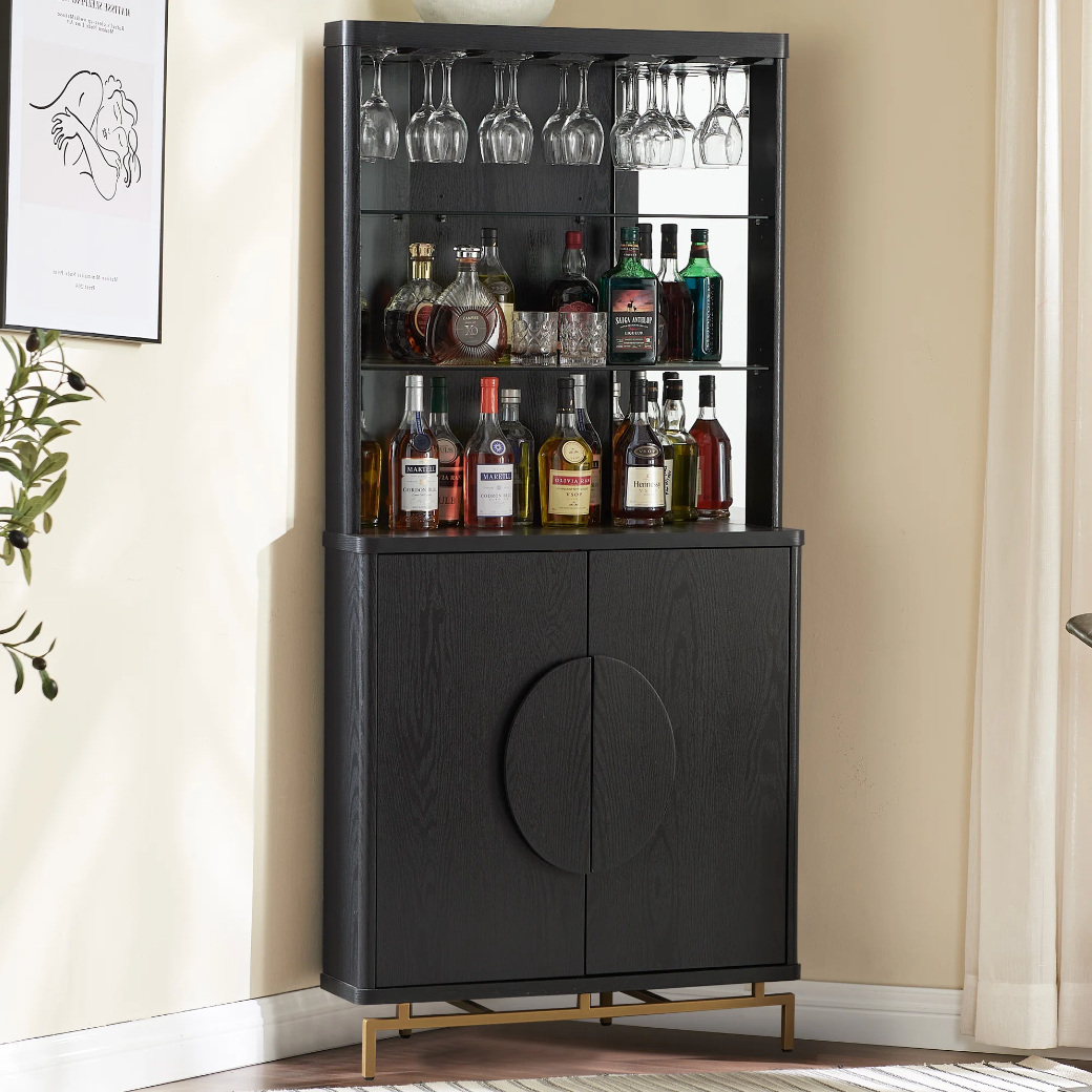 Willa Arlo Corner Bar Cabinet